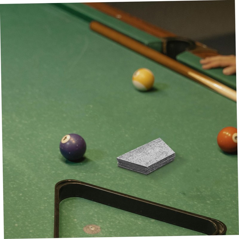 Totority 12pcs Billiard Table Pad End Facings 3mm Rubber Pool
