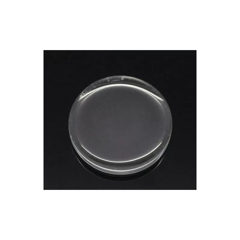 Unbranded 10 pcs. Circle Clear Round Glass Dome Seals Tiles