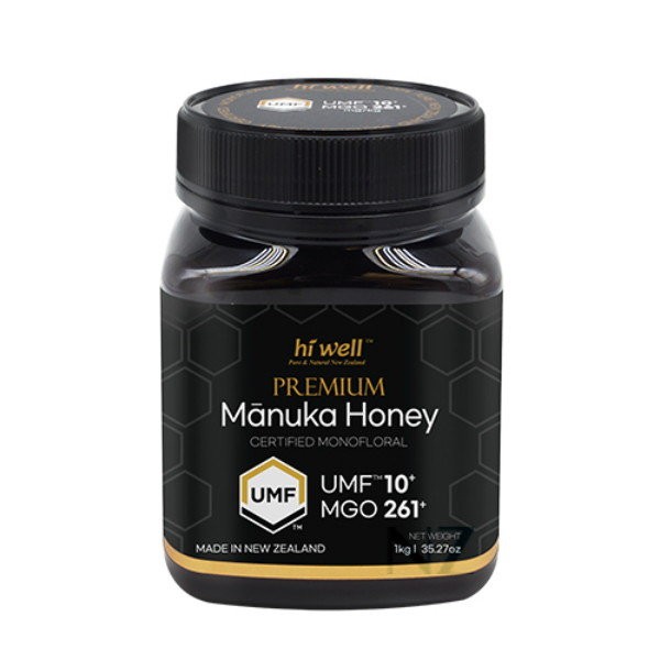[Hiwell] Premium Manuka Honey UMF 10+ 1kg (MGO 261) / [하이웰] 프리미엄 마누카 허니 UMF 10+ 1kg(MGO 261)