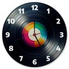 speecheese Vinyl Record Wall Clock Circular Wall Clock in Design