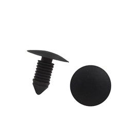 Hihaha 20Pcs Black Push Type Plastic Rivets Fastener Door Trim Panel Clip 11mm for Car Durable Material