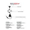 Bullwing Frame holder long, 30 cm long