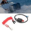 Emergency Stop Switch Safety Tether 6E9-82575-09 Fit for Yamaha Outboard