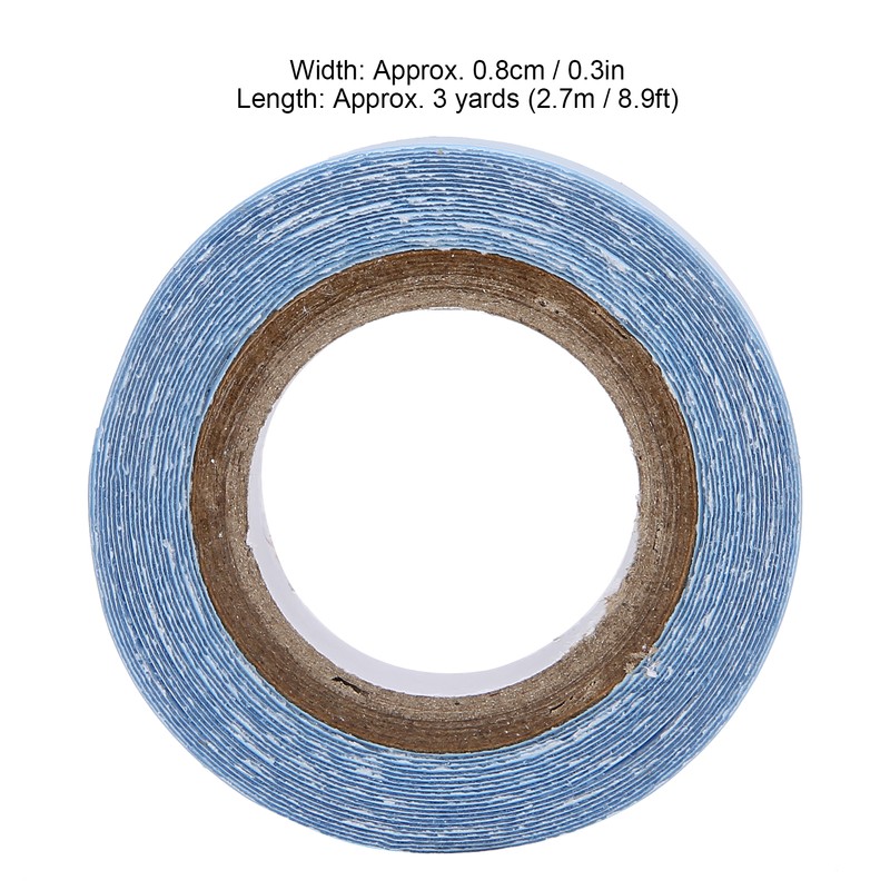 2pcs 3 Yards Hair Extension Adhesive Tape Waterproof Sweatproof DoubleSided