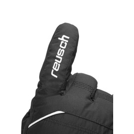 Reusch Sven Gore-Tex Adult Finger Gloves Warm, Waterproof, Breathable, Black/White, 8.5