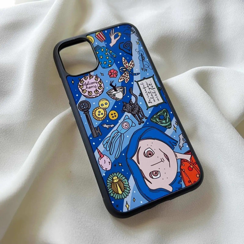 Funda/ Case/ Protector Para Celular - Coraline