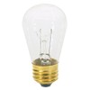 Satco S3965 130V Medium Base 11-Watt S14 Light Bulb, Clear