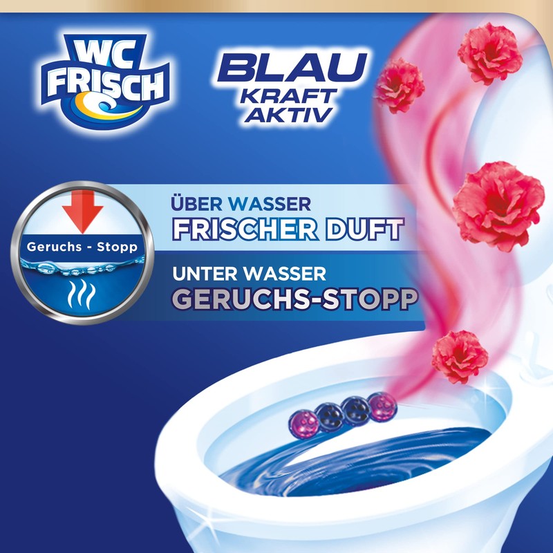 WC Frisch Kraft Active Blue Rinse Flower Freshness with 50%