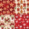 24 Sheets 6'' x 6'' Christmas Holiday Scrapbook Paper One