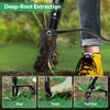 SHAWTY 4-Claw Steel Weed Puller Tool, Heavy Duty Stand Up