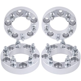 DCVAMOUS 4PC 5x115 to 5x120 Wheel Adapters 1.25 Inch with 14x1.5 Studs Compatible with Dodge 5 Lug for 2004-2008 Magnum | 2006-2022 Charger | 2009-2022 Challenger (Adapt 5x120 Rim on 5x115 Vehicle)