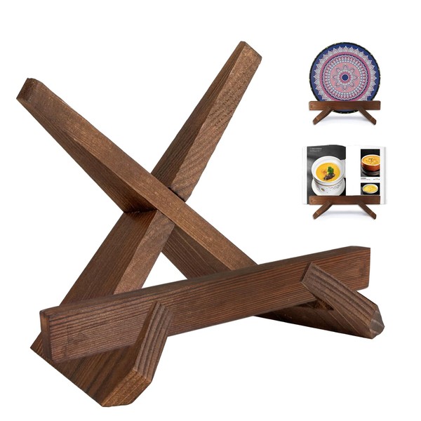 Cookbook Stand, Stylish Recipe Book Holder, Wooden Cookbook Holder, Multifunctional