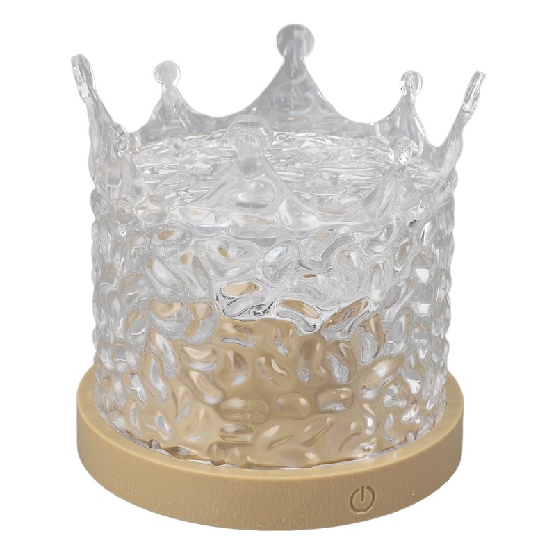 Wave Night Light 3 Colors 1000mAh USB Rechargeable Brightness Adjustable