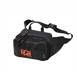 Rough Enough Tactical Fanny Pack Crossbody Bag for Men Hip Waist Bag with Molle Hunting Hiking Fishing Black Cordura, Black, 9.5 x 3.5 x 6.3 inches, Tactical Fanny Pack for Men Hunting Hiking Camping