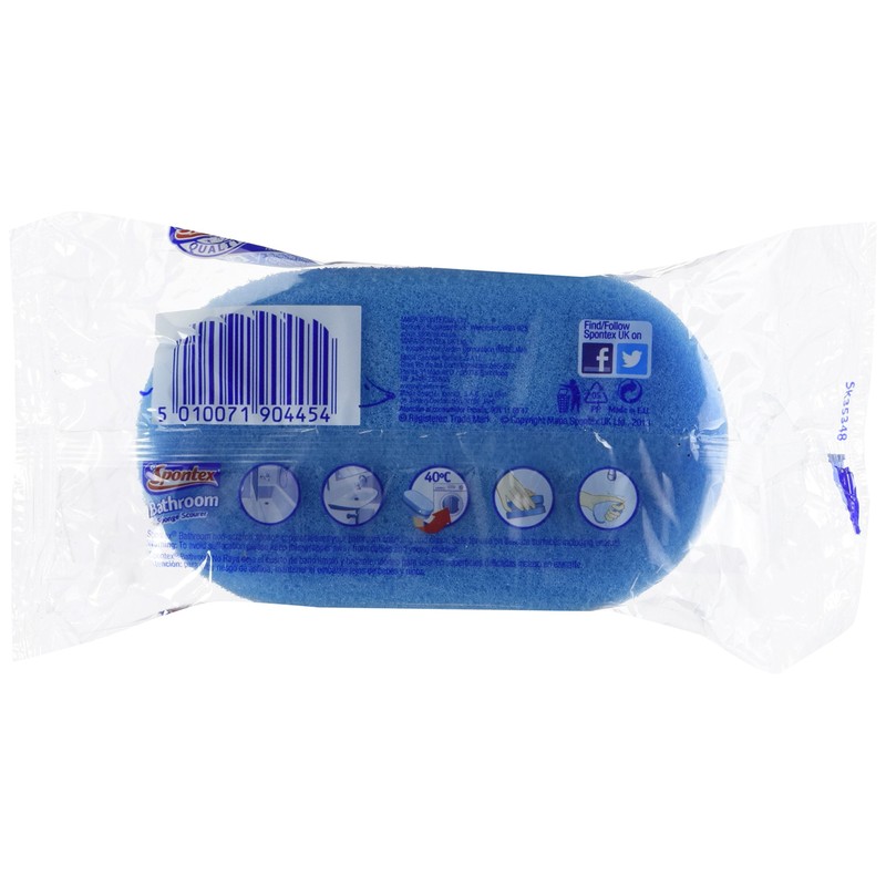 Spontex Bathroom Sponge Scourer (Pack of 10)