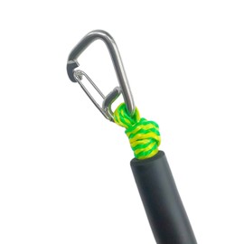 Perixir Dock Bungee Lines for Boats, Dock Lines with Carabiner, Boat Ropes for Docking, Kayak Jet Ski Boat Accessories Marine (Green 2 Pack)