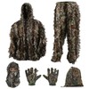 Ghillie Suit Camouflage 3D Leaf Hunting Chasse Outdoor Airsoft Camo