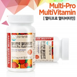 Vitamin House 명품 비타민 청소년 50대 종합 영양제 멀티프로 멀티비타민 1423mg 60정 Luxury Vitamin Youth 50s Multivitamin MultiPro Multivitamin 1423mg 60 Tablets