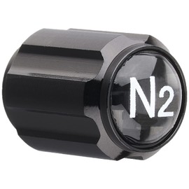 HASEPRO CAV-1N2 Magical Carbon Air Valve Cap N2 (Nitrogen Gas) Black