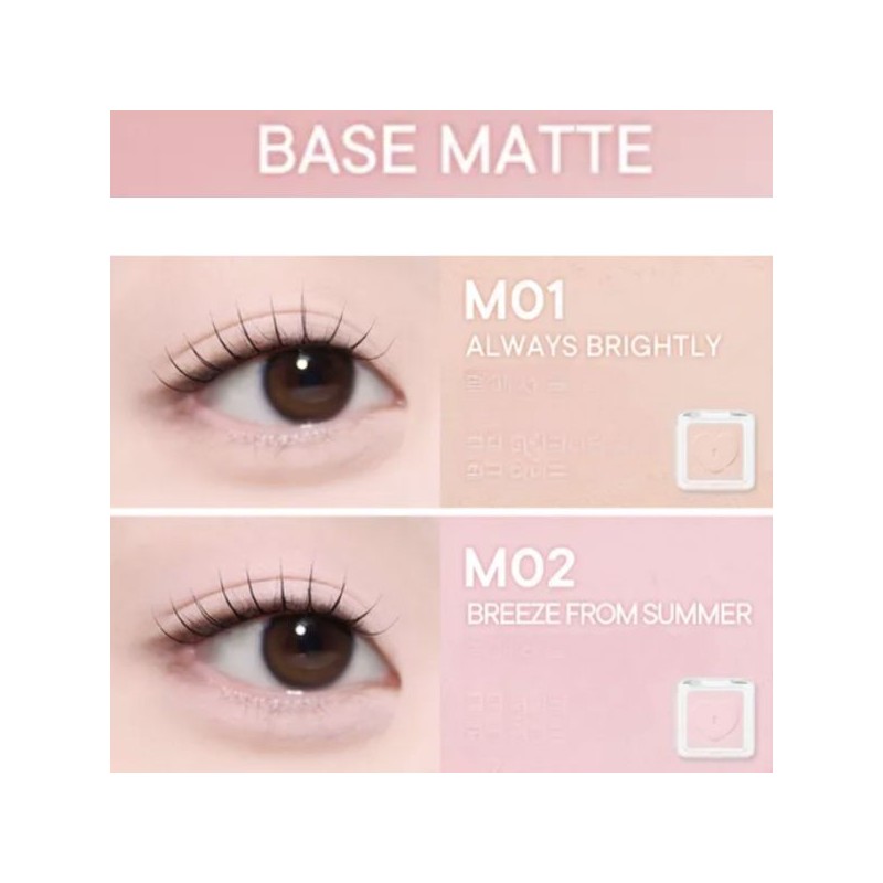 PERIPERA Heart Pocket Single Shadow 2color Set, Color1#$%Color2:M05 Spring Semester-M11