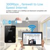 300Mbps WiFi Booster WiFi Range Extender, Compact Internet Booster with