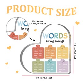 Regalos de salud mental, regalos de consejero escolar, afirmaciones de psicología positiva, señal acrílica de corazón, asesoramiento de salud mental, decoración de oficina de consejería, regalo de