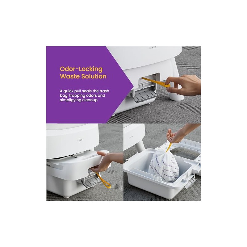 PetPivot Litter Box Liners for AutoScooper 11 Open Top Self