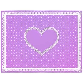 Beauticom Silicone Flexible Foldable Workspace Desk Pad Mat for Manicures Nail Art Acrylic Gel Nails and More (Purple)