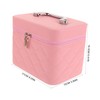 TOVINANNA Chic Quilted Makeup Organizer Case Spacious Travel Cosmetic Storage