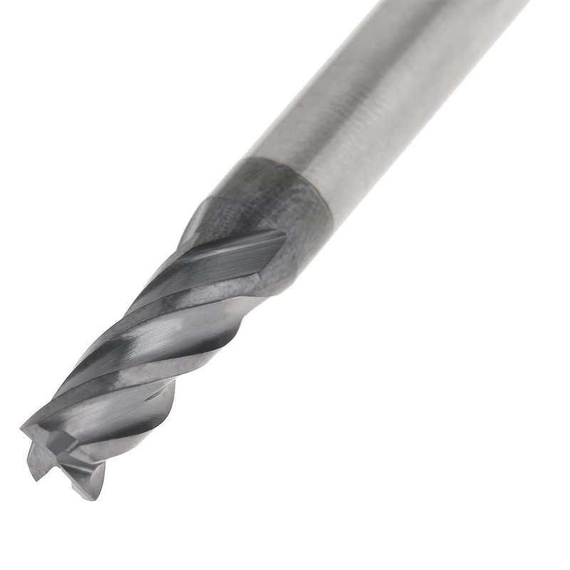 FTVOGUE 5pcs 4-Flute Drill, Milling Tools Milling Cutter End Mills