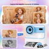 GWAEPU Instant Print Camera for Kids: 1080p Printable Digital Camera
