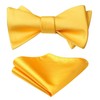 Men’s Bow Tie Solid Colors Luxury Satin Bowtie Formal Classic