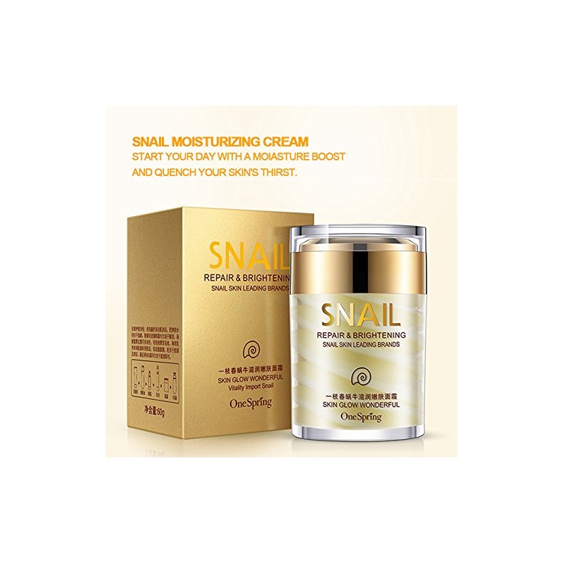 Yuyte Crema Facial Caracol Nutritiva Piel Antiedad Antiarrugas Hidratante Extracto