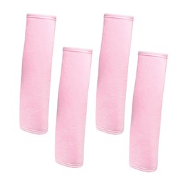 Seat Belt Pads, Car Seat Belt Pads, Seat belt Strap Cover, for Car Seat Belts, Backpacks and Handbags Protective Shoulder Pads, Pink, 4 Pcs