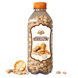 RIRAFIELD Farm Foods Crunchy Roasted Groundnut, 500G Bottle