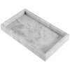 JEUIHAU 9.8 x 5.9 x 1.2 Inches Marble Tray, Rectangle