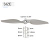 QUARKZMAN RC Propellers 2 Blade Supports 9 x 4.5 Grey