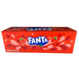 Fanta Strawberry Flavored Soda 12 pack