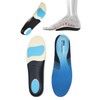 足裏アーチサポートインソール｜土踏まずをしっかり支える矯正インソール (青, 27.5-28cm)