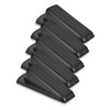 5pcs Big Rubber Doorstop Wedge Suitable for All Floors Non-Scratching