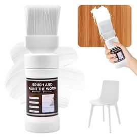 White Wood Touch Up Paint, Multi Surface Touch Up Paint Pen, Refinishing for Door, Cabinets, Furniture, Metal - No Sanding, Fast-Drying, Water-Based Multi-Surface (6.35 Oz)
