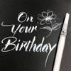 Kuretake CNBW-01S White ZIG CARTOONIST White Brush Pen, Extra Fine