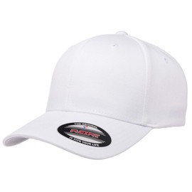 Flexfit Unisex Wooly Combed Cap (S/M) (White)