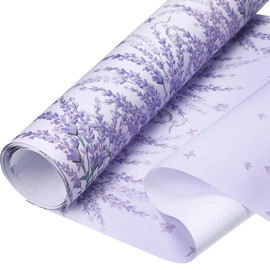 Thenshop 30 Sheets Floral Scented Drawer Liners 14 x 19.5 Inch Dresser Drawer Liner Shelf Non Adhesive Paper Sheets for Kitchen Cabinet Home Shelf Closet (Lavender)