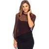 Back from Bali Women's Sheer Poncho Shrug Bolero, Lightweight Summer