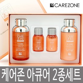 Care Zone 케어존 닥터솔루션 아큐어 클래리파잉 EX 2종 기획세트 / 토너 + 에멀전 / 민감성피부 Carezone Doctor Solution Acure Clarifying EX 2-Piece Set / Toner + Emulsion / Sensitive Skin