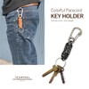 TRIUMPHAL kycrkh-001oya Paracord Key Chain Carabiner Outdoor, b