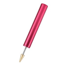 Edge Dye Pen Brass Leather Craft Top Edge Dye Roller Oil Pen Leather Craft Finisher Tool (Red)