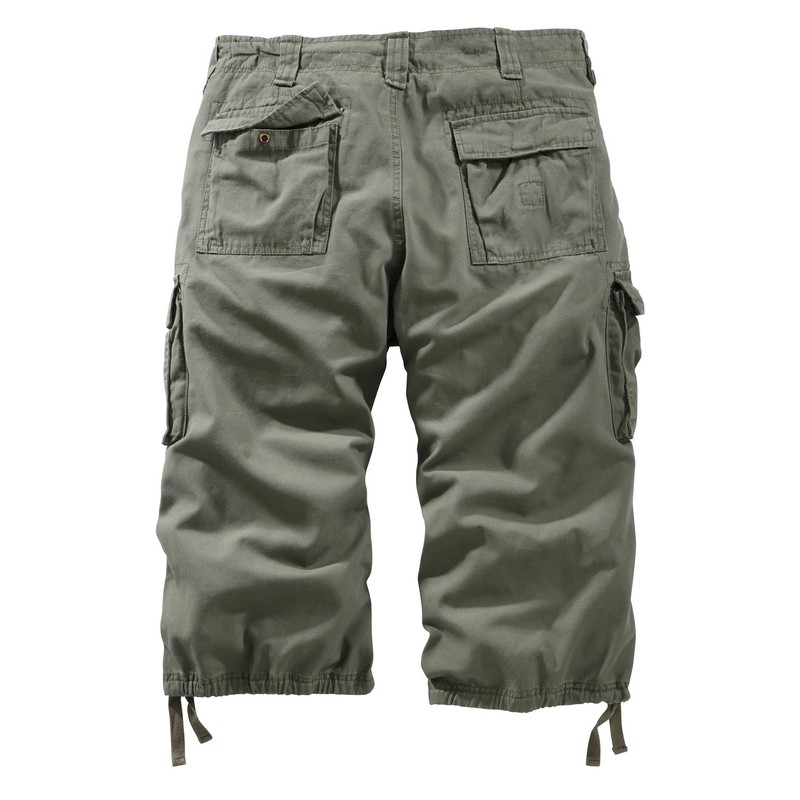 Surplus Trooper Legend 3/4 Mens Cargo Shorts, Olive, M