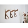 anaan "Forest Coat Hooks Wood with Leather Strap Wall Hook